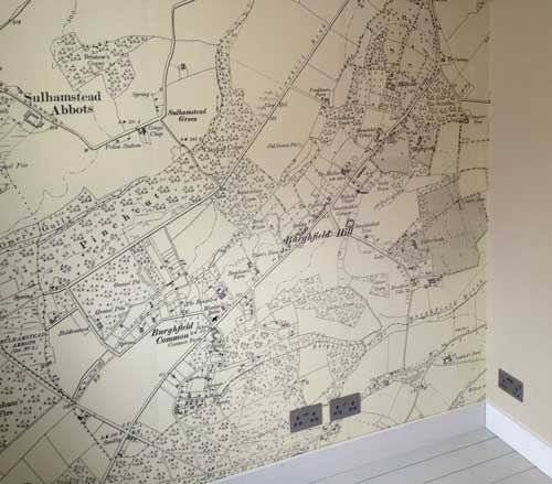 historic wallpaper map