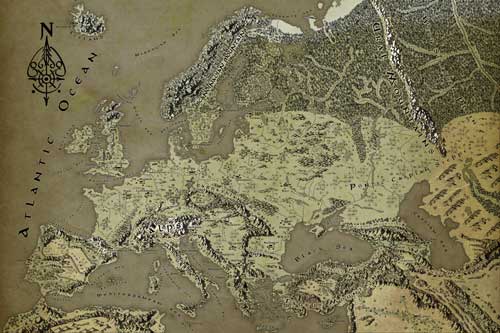 Europe Fantasy Map