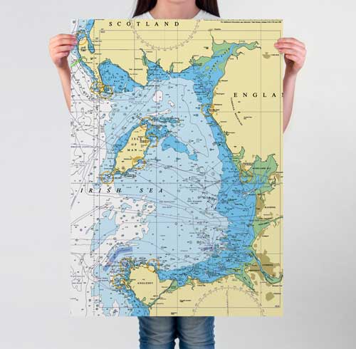 Nautical Charts Poster Prints