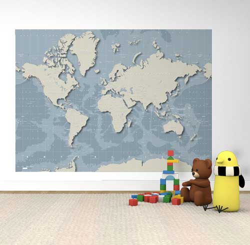 World Map Poster Prints